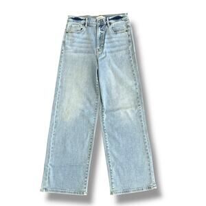 Böhme Women’s Wide Leg‎ Jeans Light Wash Size 29 High Rise Straight Fit Denim